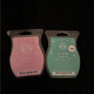 New!Scentsy Pink and Green Wax Bars